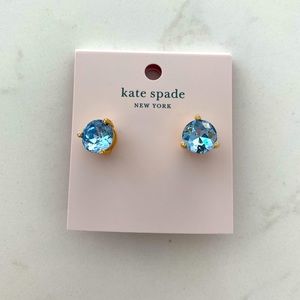 Kate Spade Rise and Shine Small Stud Blue Earrings (**NEW**)